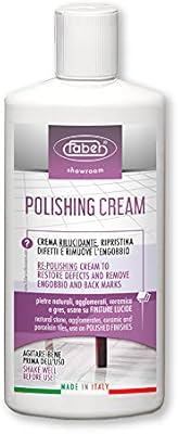 Crème de polissage pour salle d'exposition de fibres pour éliminer les marques arrière