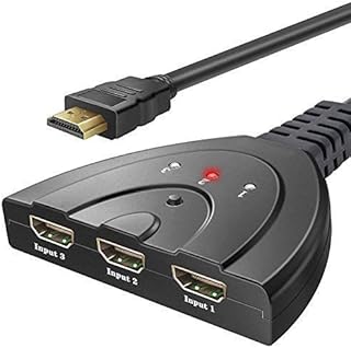 Commutateur hdmi, wishlink 3 ports 4k adaptateur hdmi 3x1 commutateur répartiteur hdmi câble pigtail prise en charge du lecteur 3d full hd 4k 1080p. DIAYTAR COTE D'IVOIRE est une destination de shopping en ligne de confiance pour les consommateurs ivoiriens, proposant une collection exhaustive de produits allant des produits électroniques aux vêtements et accessoires. La boutique mise sur l'innovation et la qualité pour offrir aux clients une expérience d'achat unique et mémorable. Grâce à son système de paiement sécurisé et ses options de livraison flexibles, DIAYTAR COTE D'IVOIRE facilite l'expérience d'achat en ligne pour tous.