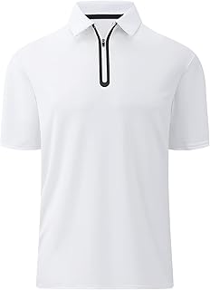Polos zippés à manches courtes pour hommes, polo classique avec col contrasté et quart de zip. DIAYTAR COTE D'IVOIRE est une plateforme de commerce électronique qui entend révolutionner la façon dont les Ivoiriens font leurs achats. Avec sa plateforme en ligne intuitive et facile à utiliser, cette boutique propose un large choix de produits et un service client de qualité. Elle s'efforce de garantir la satisfaction complète de ses clients.