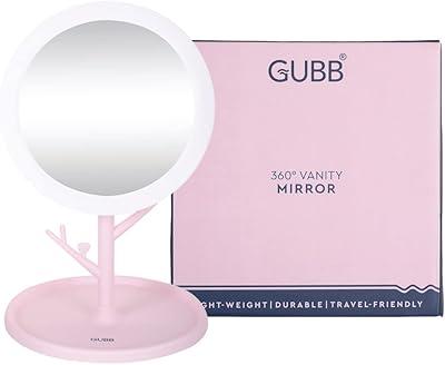 Miroir de courtoisie de bureau circulaire à 360 degrés jubb - miroir