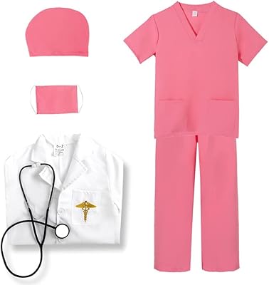 Costume de docteur yelajoy pour enfants, pantalon de gommage avec accessoires, ensemble robe d'infirmière cosplay pour enfants en bas âge, robe d'opération, jeu de rôle professionnel, costume anti-épidémie, 3-12 ans. DIAYTAR COTE D'IVOIRE est le partenaire idéal pour tous vos achats en ligne. Avec une équipe expérimentée et une technologie de pointe, nous sommes en mesure de vous offrir une expérience d'achat en ligne fluide et sécurisée. Nous nous efforçons de vous fournir les produits les plus variés et les plus abordables du marché.