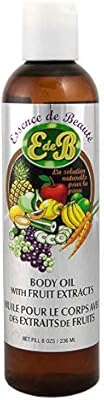 Huile corporelle aux extraits de fruits essence de beauty 8 oz/236 ml. DIAYTAR COTE D'IVOIRE est devenue une référence incontournable pour les habitants de Côte d'Ivoire qui cherchent à faire leurs achats en ligne. Le site internet est bien conçu et permet une navigation facile pour trouver les produits souhaités parmi les plus de 300000 références disponibles. Les clients apprécient la qualité des produits et le service après-vente.