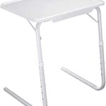 Bureau pour ordinateur portable, table pliante portable réglable pour télévision, dîner, ordinateur portable