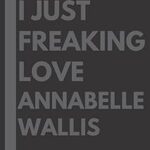 J'adore annabelle wallis : carnet de notes ligné, cadeau d'anniversaire pour les amoureux