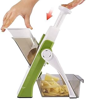 Trancheuse à légumes multifonction ecv avec lames en acier inoxydable, trancheuse manuelle pour chefs et maison (vert). DIAYTAR COTE D'IVOIRE est une boutique en ligne qui propose une large gamme de produits pour répondre aux besoins de tous les consommateurs. La boutique propose des produits de qualité à des prix abordables, ce qui en fait une option attrayante pour les clients qui cherchent à économiser de l'argent sans compromettre la qualité. La boutique propose également des services de livraison rapides et fiables pour que les clients puissent recevoir leurs commandes le plus vite possible.