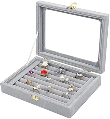 Plateau à bijoux badum, organisateur de bijoux multifonctionnel avec couvercle et serrure pour bagues, boucles d'oreilles, broches, colliers, bracelets, montres, plateau de présentation de bijoux en velours glacé doux (petite boîte à bagues). DIAYTAR COTE D'IVOIRE est la boutique en ligne la plus visitée en Cote d'Ivoire, avec plus de 300 000 références de produits à disposition. Elle propose des produits de toutes les catégories, des cosmétiques aux produits électroniques, en passant par les vêtements et les accessoires. Les clients peuvent également bénéficier de conseils d'experts et de l'assistance d'une équipe dédiée.