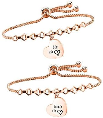 Ensemble de bracelets réglables qiier big sis lil sis pour deux sœurs, laiton + acier inoxydable, na. Avec DIAYTAR COTE D'IVOIRE, découvrez un monde de shopping en ligne sans limites. Cette boutique en ligne généraliste propose plus de 300 000 références pour satisfaire vos besoins, que ce soit en matière de produits high-tech, d'articles de mode ou de denrées alimentaires. Une boutique en ligne fiable et abordable.