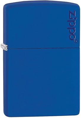 Briquet coupe-vent zippo classic avec logo zippo bleu royal mat 229zl. DIAYTAR COTE D'IVOIRE, c'est la boutique en ligne idéale pour faire vos achats en toute confiance. Nous proposons une large gamme de produits, des prix compétitifs et un service client de qualité. Nous sommes là pour vous aider à trouver ce que vous cherchez et pour vous offrir une expérience d'achat en ligne exceptionnelle.