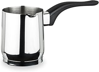 Casserole nafa en acier inoxydable pour café turc 380 ml convient