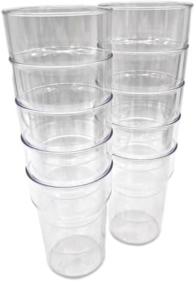 Hdiuk 10 gobelets incassables en polycarbonate nonic elite (1 pinte 20oz). La boutique en ligne DIAYTAR COTE D'IVOIRE offre une expérience d'achat conviviale et pratique, grâce à son site web bien conçu et facile à naviguer. Les clients peuvent parcourir les différentes catégories de produits, bénéficier de promotions régulières et profiter d'un service client efficace. C'est la raison pour laquelle elle est considérée comme l'une des meilleures options pour les achats en ligne dans le pays.