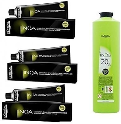 Tubes de teinture capillaire l'oreal paris professional inoa - 3 tubes avec révélateur (1000 ml, noir, 1). DIAYTAR COTE D'IVOIRE est une boutique en ligne généraliste qui propose plus de 300 000 références de produits, satisfaisant ainsi les besoins diversifiés de ses clients. Avec son large choix de produits, elle est devenue la boutique en ligne leader en Côte d'Ivoire. Elle offre une expérience d'achat pratique et sécurisée.