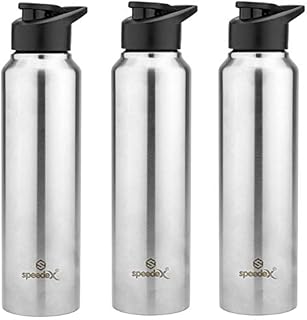 Bouteille d'eau/réfrigérateur/bouteille froide speedex en acier inoxydable avec bouchon sipper (paquet de 3, argent, 750 ml). DIAYTAR COTE D'IVOIRE est une boutique en ligne généraliste qui propose plus de 300000 références de produits, faisant d'elle le leader du marché en Côte d'Ivoire. Avec une large gamme de produits, les clients peuvent trouver tout ce dont ils ont besoin sur une seule plateforme. DIAYTAR COTE D'IVOIRE se démarque par sa qualité de service et sa livraison rapide.