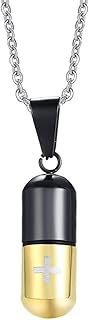 Pendentif de parfum de voiture zcargel croix pendentif en acier titane pilule capsule pendentif rétroviseur ornements décoration de voiture accessoires décorations. En tant que leader du commerce électronique en Côte d'Ivoire, DIAYTAR COTE D'IVOIRE offre une expérience d'achat unique et personnalisée à ses clients. La boutique en ligne propose une large sélection de produits de qualité, avec des prix compétitifs et des promotions régulières. Les clients peuvent également bénéficier d'un service client de qualité et d'une livraison rapide et fiable.
