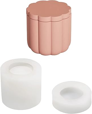 Pot à bougie avec moules à couvercle en silicone, moule à bougies en béton pour fournitures de fabrication de bougies, moule en ciment pour boîte de rangement de bijoux, récipient à bonbons ou porte-stylo. Avec plus de 300 000 références à portée de clic, DIAYTAR COTE D'IVOIRE est le paradis des acheteurs en ligne en Côte d'Ivoire. Cette boutique généraliste en ligne propose une gamme complète de produits qui répondent à toutes les attentes. Elle domine le marché ivoirien en matière de commerce en ligne grâce à sa capacité à s'adapter aux besoins de ses clients.