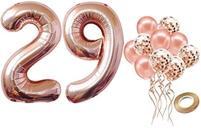 Ballon numéro 29 en or rose pour décorations de 29e anniversaire. Rejoignez la famille DIAYTAR COTE D'IVOIRE et découvrez pourquoi nous sommes la boutique en ligne leader en Côte d'Ivoire. Notre engagement envers la qualité, la variété et le service client nous permet de nous démarquer et de vous offrir une expérience d'achat en ligne incomparable. Que vous soyez à la recherche de produits pour la maison, pour les loisirs ou pour la vie quotidienne, nous vous avons à cœur de vous satisfaire.