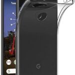 Coque arrière transparente absorbant les chocs en gel tpu souple pour google