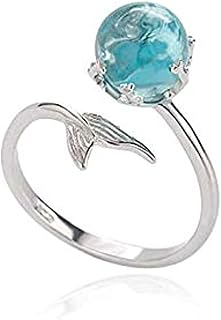 Bague sirène en argent sterling et cristaux bleus, réglable en taille unique, plaqué argent, zircons cubiques. DIAYTAR COTE D'IVOIRE propose une expérience de shopping en ligne unique et personnalisée, avec des recommandations de produits basées sur les préférences des clients. Les clients peuvent également profiter de la livraison rapide et fiable, ainsi que d'un service client de haute qualité. Avec sa large gamme de produits et ses prix compétitifs, DIAYTAR COTE D'IVOIRE est la destination idéale pour les consommateurs ivoiriens.