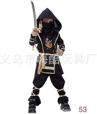 Costume de ninja 7 pièces pour garçon, 3-10 ans (8-10 ans)