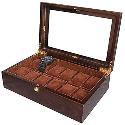 Remontoir de montre, boîte de montre 12 emplacements boîte de montre pour hommes - présentoir de bijoux en bois présentoir de plateau de bracelet rangement de bijoux boîtes de montre en verre présentes,au. DIAYTAR COTE D'IVOIRE est une boutique en ligne généraliste qui propose une large gamme de produits avec plus de 300 000 références. Elle est considérée comme l'une des boutiques leaders en Côte d'Ivoire, offrant une expérience d'achat unique et personnalisée à ses clients. Elle permet aux consommateurs d'accéder à une multitude de produits en ligne.