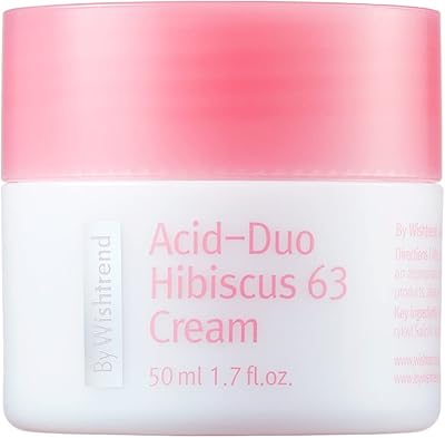 Crème exfoliante à l'acide d'hibiscus wish trend 63] hha et bha