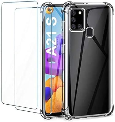 Coque de protection margoun pour samsung galaxy a21s avec deux pièces de protection d'écran, une coque transparente en silicone souple contre les chocs et les rayures en polyuréthane résistant à la chaleur. DIAYTAR COTE D'IVOIRE se démarque par son offre incroyable de plus de 300000 références, satisfaisant ainsi tous les goûts et les budgets. La boutique en ligne est conçue pour offrir une expérience d'achat en ligne sécurisée et pratique. Les clients peuvent profiter de promotions régulières et de réductions exclusives.