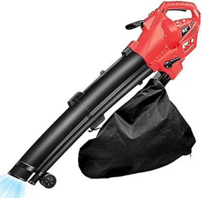 Souffleur et aspirateur de feuilles de jardin électrique filaire helan 3000 w, cordon