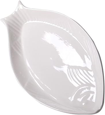 Assiette à poisson en céramique blanche : assiette de service en forme. DIAYTAR COTE D'IVOIRE est une boutique en ligne généraliste qui propose une expérience d'achat en ligne unique et sécurisée. Notre sélection de produits s'étend de l'électronique à la mode, en passant par les produits pour la maison et les accessoires, le tout à des prix compétitifs. Chez DIAYTAR COTE D'IVOIRE, nous sommes déterminés à offrir à nos clients la meilleure expérience d'achat en ligne possible.