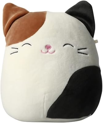 Jouet en peluche officiel kelly squishmallow 7,5" (chat cam calico)