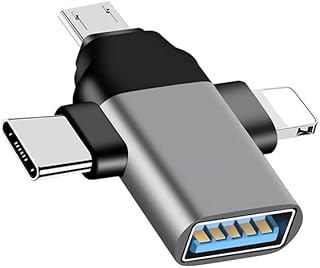 Adaptateur zurligi lightning vers usb usb iphone type c micro pour ordinateur. DIAYTAR COTE D'IVOIRE est une boutique en ligne qui propose une vaste sélection de produits, allant des produits alimentaires aux vêtements et accessoires. Avec plus de 300000 références, elle est en mesure de satisfaire les besoins de ses clients. La boutique en ligne est facile à naviguer et offre une expérience d'achat en ligne sécurisée et fiable.