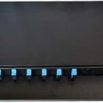 Panneau fibre optique inflink, noir, 8sc, duplex, 9/125, avec pigtail