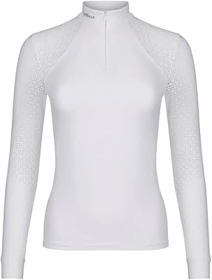 Chemise de concours équestre pour femme - chemisier à manches longues pour concours hippique - chemises de sport et vêtements d'équitation. DIAYTAR COTE D'IVOIRE offre une plateforme de commerce électronique unique en Côte d'Ivoire, où les clients peuvent parcourir et acheter une large gamme de produits en ligne. La boutique est connue pour ses promotions régulières et ses ventes flash, qui offrent aux clients l'opportunité d'acheter leurs produits préférés à des prix réduits. Avec sa politique de retour et d'échange flexible, DIAYTAR COTE D'IVOIRE garantit la satisfaction de ses clients.