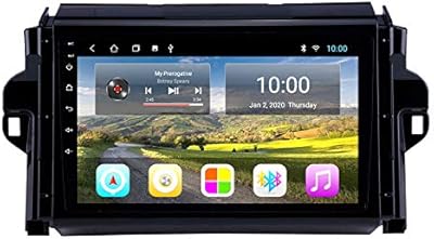 Lecteur vidéo d'autoradio android 9, système de navigation et multimédia pour toyota fortuner