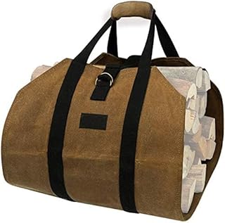 The white shop grand sac fourre-tout en bâche pour bois de chauffage