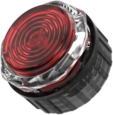 Bouton mécanique gamerfinger hbfs-30-screw crystal 30mm avec interrupteurs cherry pour fightbox hitbox snackbox