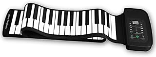 Piano pliable 88 touches, clavier de piano électronique pliable en silicone souple, 140