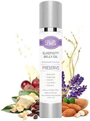 Huile pour le ventre belie elasticity - protection contre les vergetures pour une peau