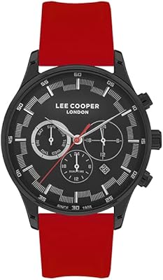 Montre multifonction à cadran noir pour homme - lc07520.658, noir, bracelet