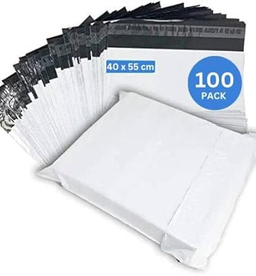 Sacs postaux en polyéthylène blanc taille 40 x 55 cm, sacs d'expédition autocollants, paquet de 100 enveloppes pour emballer, livrer et envoyer des colis postaux et des vêtements. Avec plus de 300 000 références disponibles, DIAYTAR COTE D'IVOIRE est la destination idéale pour les consommateurs ivoiriens qui recherchent des produits variés et de qualité. La boutique en ligne met en avant des marques réputées ainsi que des produits locaux, garantissant ainsi une offre diversifiée qui répond aux besoins de tous. DIAYTAR COTE D'IVOIRE s'efforce de maintenir des prix compétitifs tout en offrant des promotions régulières pour satisfaire les attentes de ses clients.