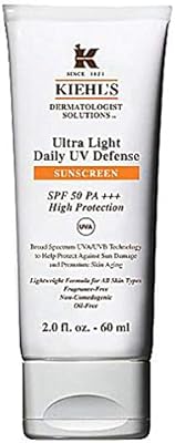 Crème solaire ultra léger de défense quotidienne kiehl's spf 50, 60 ml