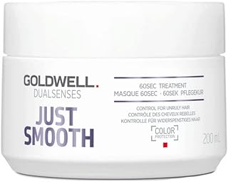 Traitement goldwell dualsense just smooth 60 secondes pour unisexe, 6,7 oz, blanc