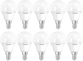 Ampoule led osram valeo e14 classic p40 givrée 4,9w - blanc chaud /