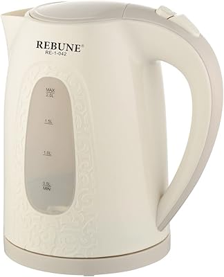 Bouilloire électrique rebune 20 litres 2200 watts arrêt de sécurité automatique