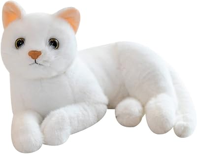 Jouet en peluche stahed jouet réaliste pour chat décoration de chambre d'enfant oreiller