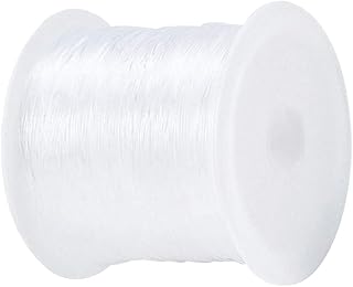 Ficelle de perles transparente de 90 mètres en nylon de 0,25 mm d'épaisseur