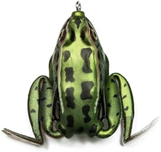 Leurre réaliste de pêche en eau douce lunkerhunt lunkerfrog, 1⁄2 oz, longueur 2,25"