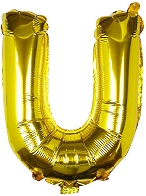 Ballon en forme de u ginger ray, 16", doré