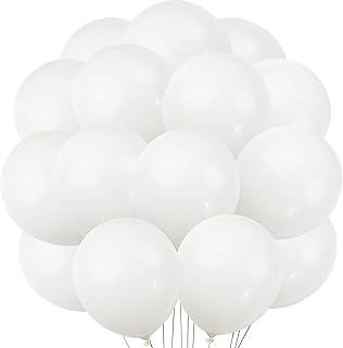 100 ballons en latex remplis d'hélium de 10 pouces de diamètre de guas