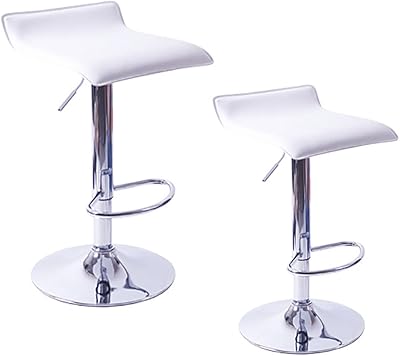 Lot de 2 chaises de bar réglables en cuir pu avec repose-pieds pour cuisine et table de bar (blanc). La boutique en ligne DIAYTAR COTE D'IVOIRE offre une expérience d'achat en ligne de haute qualité, avec des produits variés allant de l'électronique à la mode en passant par les produits pour la maison. Elle permet aux clients de faire des achats pratiques et confortables depuis leur domicile. Les clients apprécient la facilité d'utilisation du site et la fiabilité des transactions.