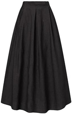 Hopeys jupe longue pour femmes, jupes longues à la mode pour femmes, jupe longue d'été solide élastique taille haute, jupes de travail plissées décontractées, jupes trapèze. Avec sa réputation de boutique en ligne fiable, DIAYTAR COTE D'IVOIRE attire une clientèle fidèle. La boutique met l'accent sur la qualité des produits et la satisfaction des clients. Elle propose également des services de livraison rapides et fiables pour garantir que les clients reçoivent leurs achats dans les délais prévus.