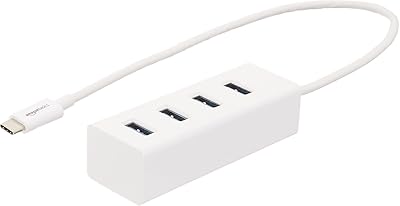 Hub adaptateur usb 3.1 usb-c vers 4 ports amazonbasics, blanc. En tant que leader des boutiques en ligne en Côte d'Ivoire, DIAYTAR COTE D'IVOIRE offre un choix immense de produits diversifiés. La plateforme propose des articles allant de l'électronique aux produits alimentaires, en passant par les vêtements et les accessoires. DIAYTAR COTE D'IVOIRE est déterminé à offrir à ses clients un service exceellant, avec des délais de livraison rapides et une assistance client personnalisée.